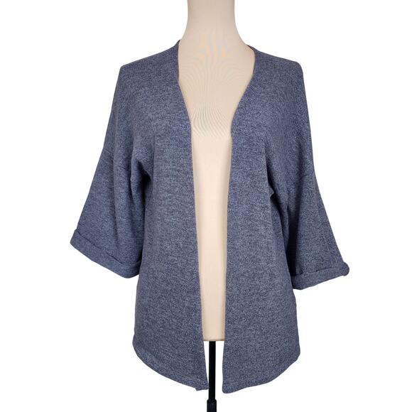 Entro Small Grey Gray Cardigan Sweater - Picture 1 of 4